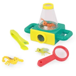6 Lat+|4 Lata + | B.Toys Zestaw małego badacza przyrody z mikroskopem i naklejkami Little Explorer Pack