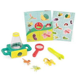 6 Lat+|4 Lata + | B.Toys Zestaw małego badacza przyrody z mikroskopem i naklejkami Little Explorer Pack