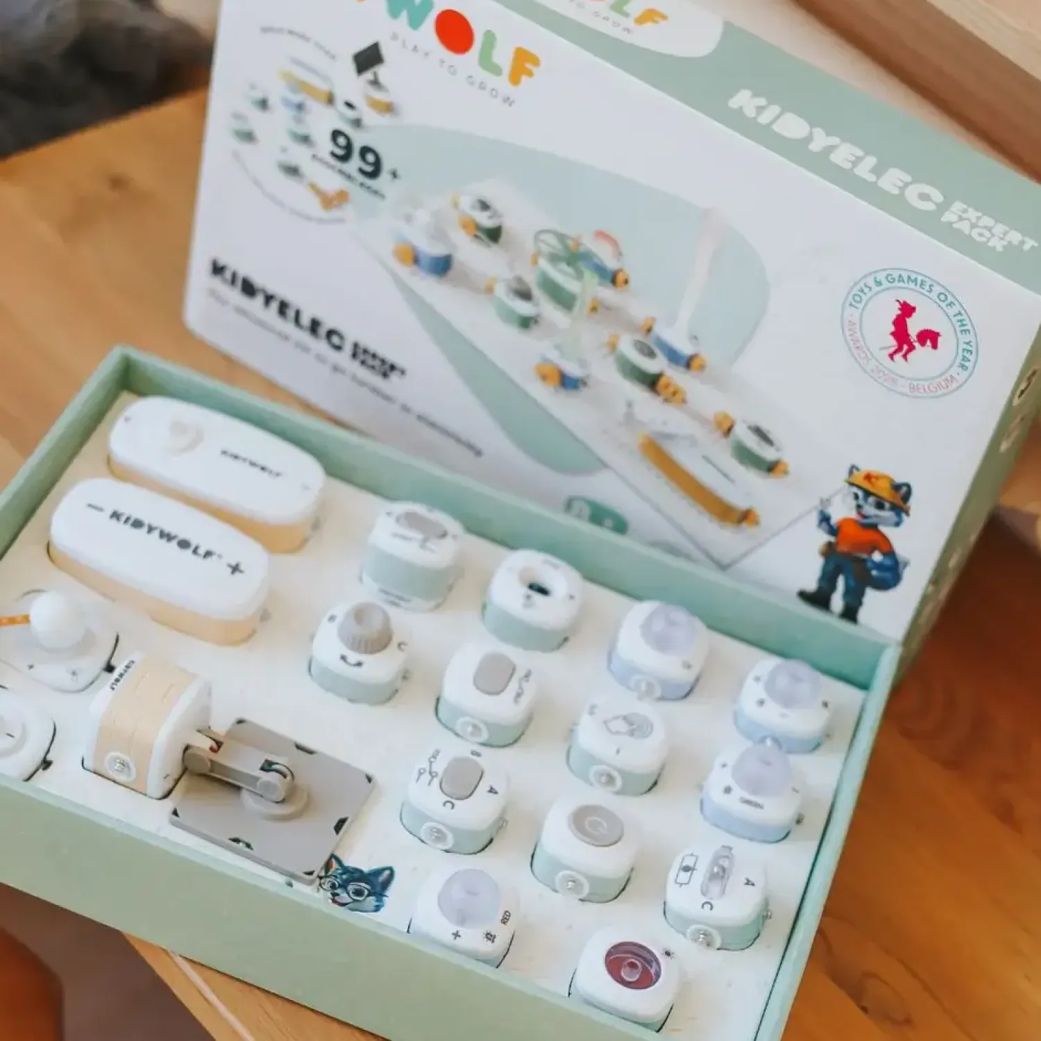 Idealne W Podróży|Edukacyjne | Kidywolf Zestaw małego elektryka KIDYELEC-EXPERT
