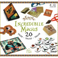 8 Lat+|Zestawy Kreatywne | Djeco Zestaw 20 magicznych sztuczek Incredibile 8+