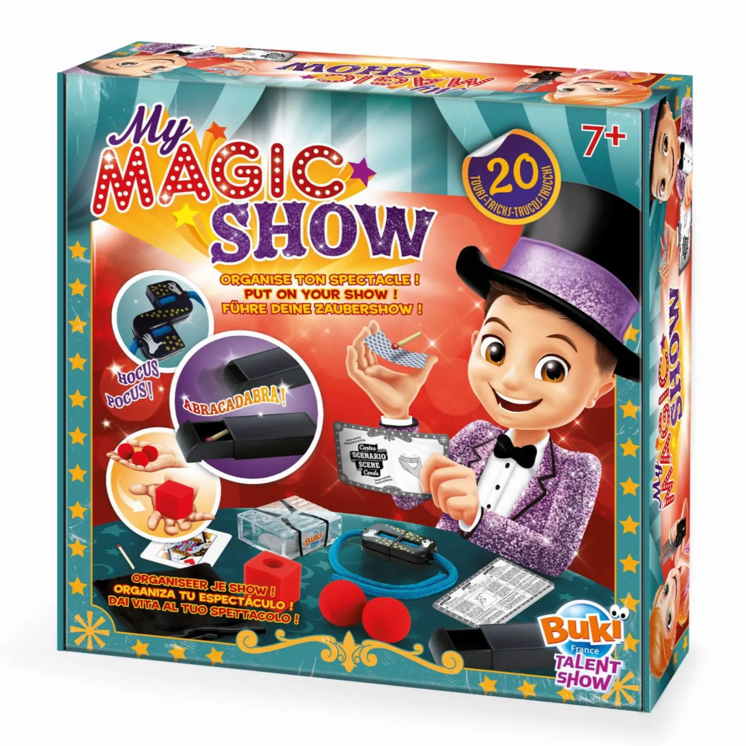 8 Lat+|Odgrywanie Ról | Buki Zestaw magiczny MAGIC SHOW