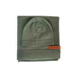 Kocyki|Na Główkę | Yarnami Zestaw merino Cozy - oliwkowy