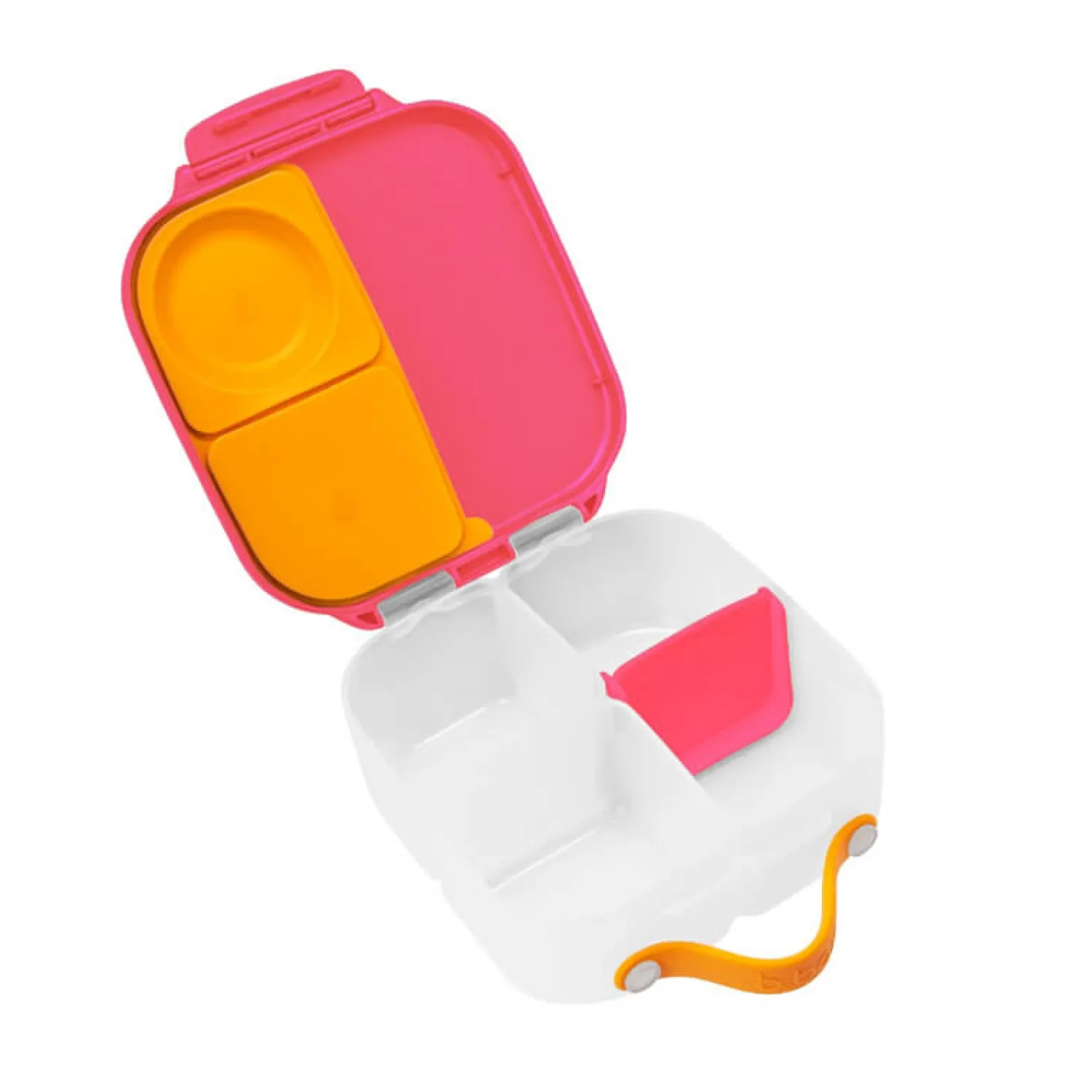 Lunchboxy|Bidony I Butelki | b.box Zestaw Mini Lunchbox + Butelka tritanowa ze słomką 450 ml - Strawberry Shake