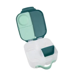 Lunchboxy|Bidony I Butelki | b.box Zestaw Mini Lunchbox + Butelka tritanowa ze słomką 450 ml - Emerald Forest