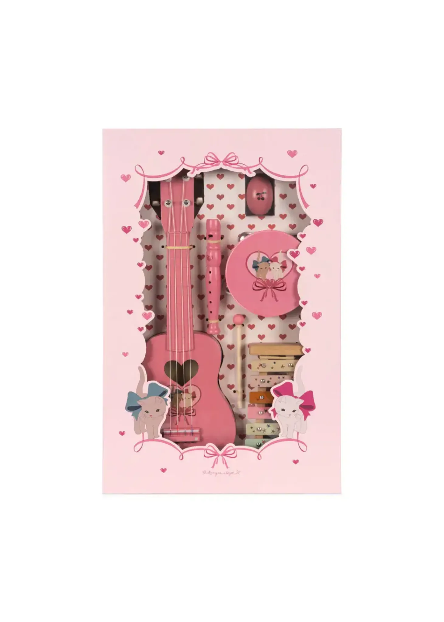 Zestaw muzyczny All I Wish For - bow kitty pink
