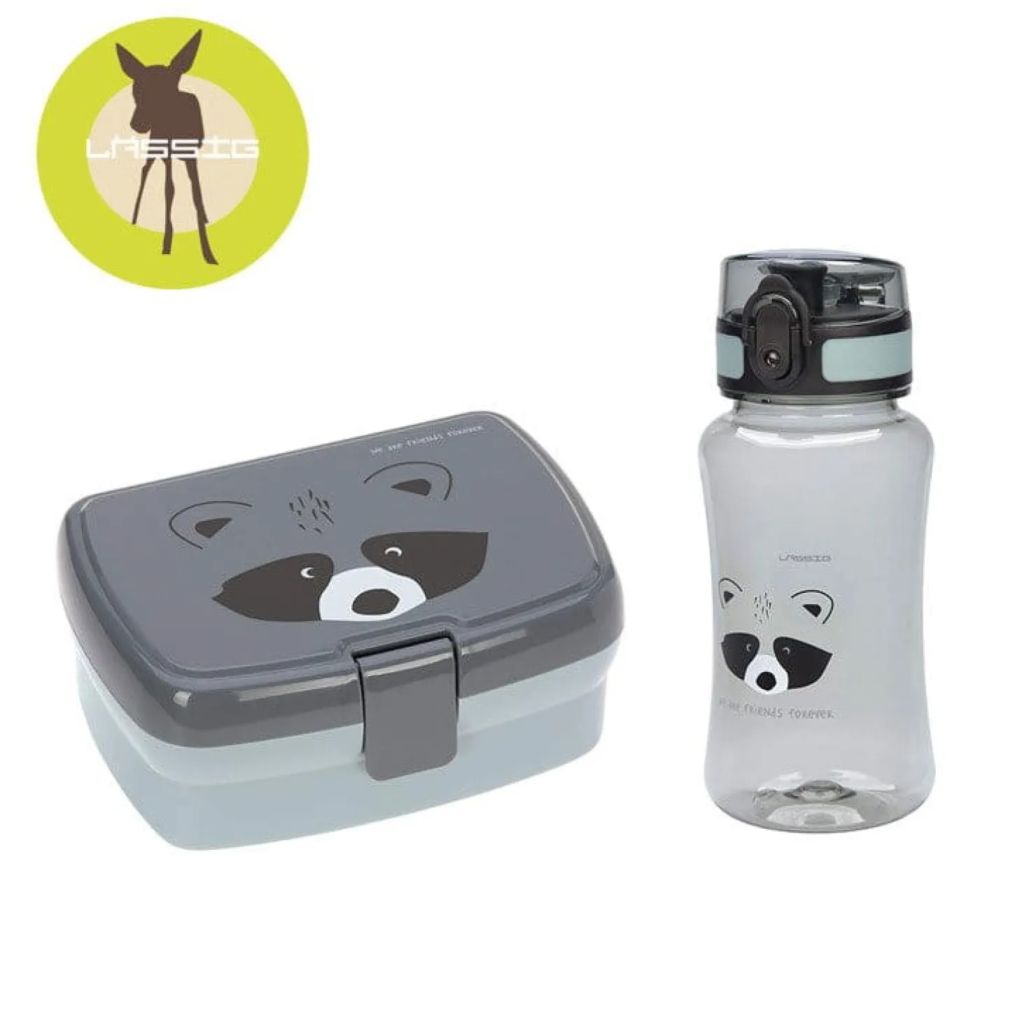 Zestaw na lunch Lunchbox + Tritanowa butelka - bidon 460 ml About Friends Szop