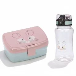 Lunchboxy|Bidony I Butelki | Lassig Zestaw na lunch Lunchbox + Tritanowa butelka - bidon 460 ml About Friends Szynszyla