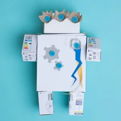 6 Lat+|7 Lat+ | Makedo Zestaw narzędzi do konstruowania DIY - Invent 360 el.