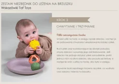 Kontrastowe|Aktywizujące | Taf Toys Zestaw niezbędnik do leżenia na brzuszku
