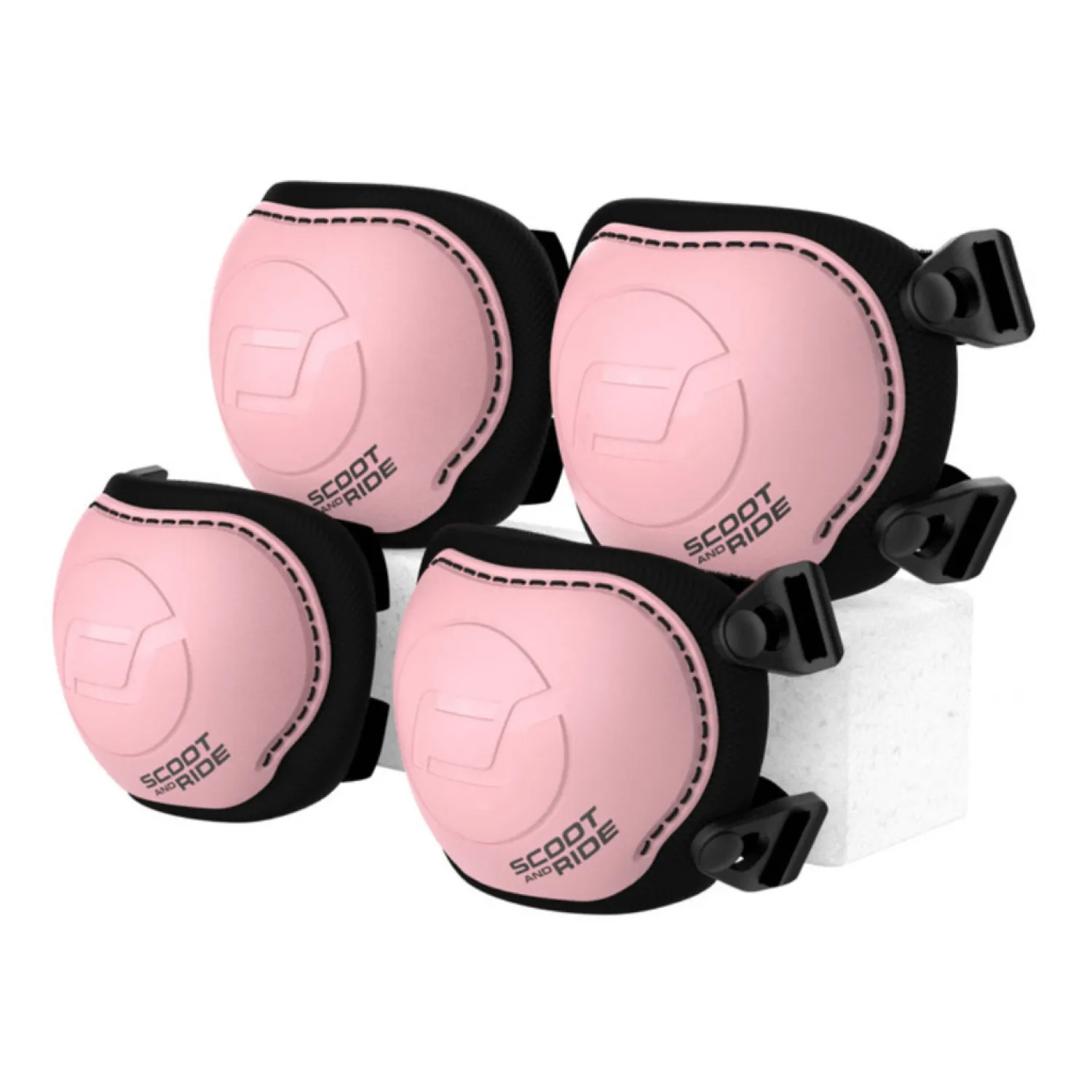 Przydatne Akcesoria | Scootandride Zestaw ochraniaczy dla dzieci S Rose