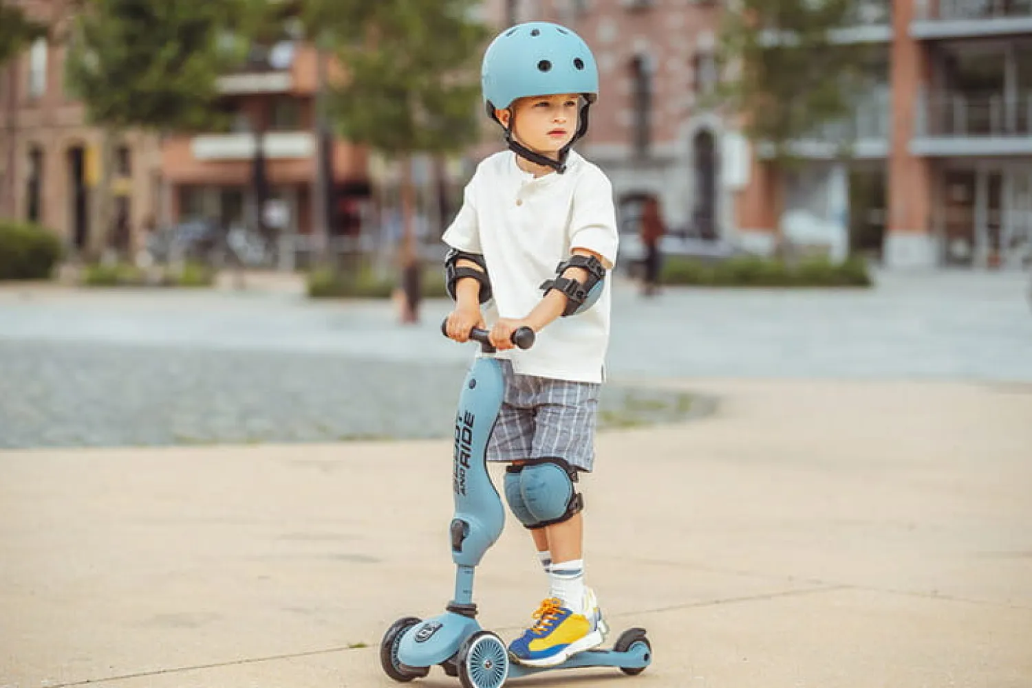 Przydatne Akcesoria | Scootandride Zestaw ochraniaczy dla dzieci S Steel