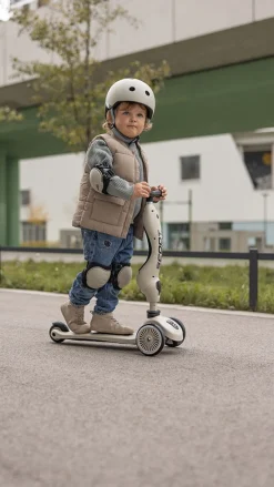 Przydatne Akcesoria | Scootandride Zestaw ochraniaczy dla dzieci S Ash
