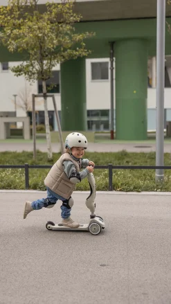 Przydatne Akcesoria | Scootandride Zestaw ochraniaczy dla dzieci S Ash