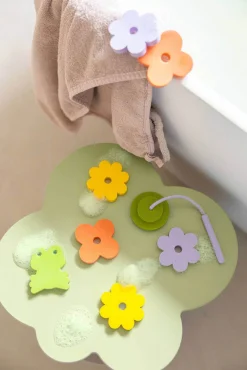 Zabawki Do Kąpieli|Do Kąpieli | QUUT Zestaw piankowych naklejek do kąpieli z wędką Frog pond