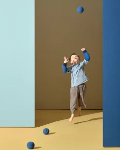 6 Lat+|3 Lata + | MODU Zestaw 3 piłek piankowych Foam Balls - deep blue, sky blue