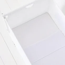 Zestaw 2 prześcieradeł do łóżeczka dziecięcego SnuzPod - white
