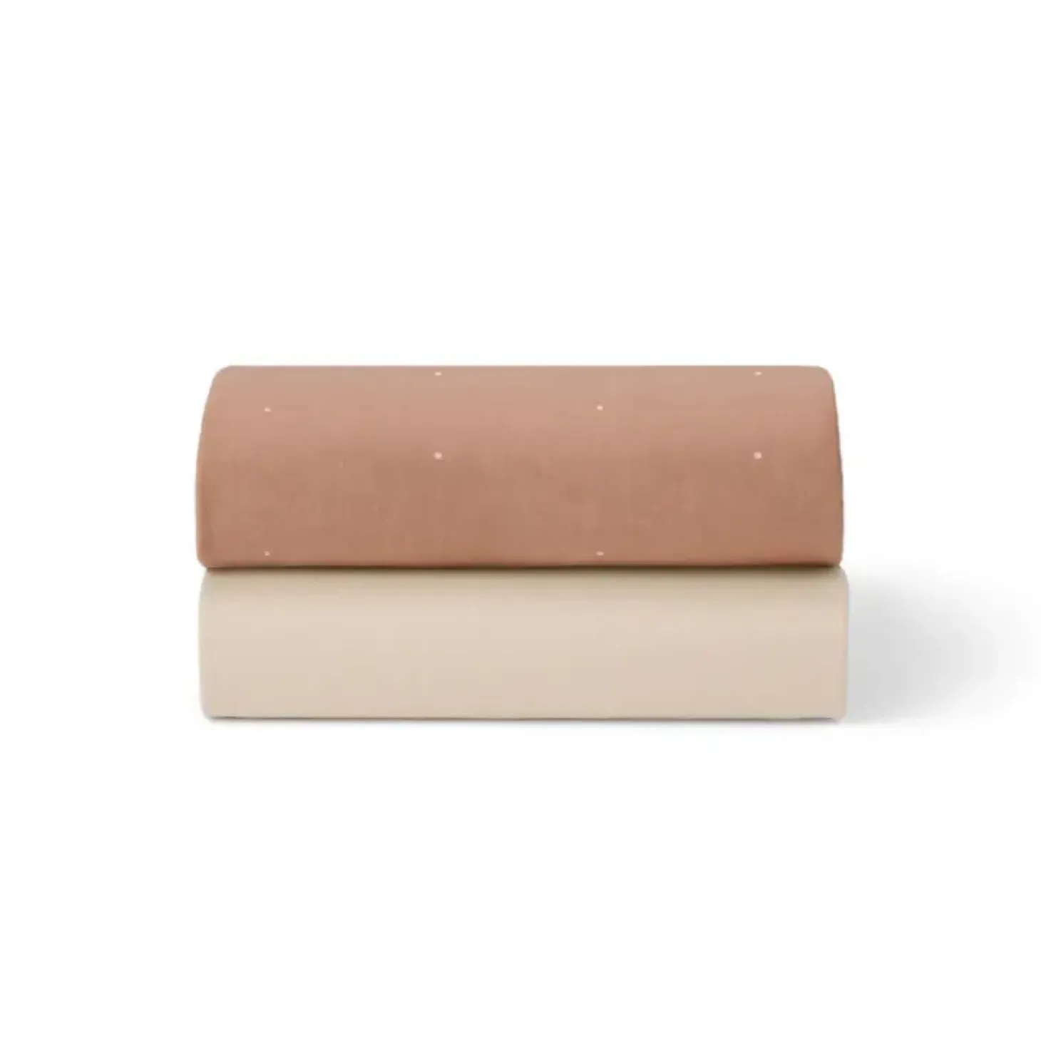 Zestaw 2 prześcieradeł do łóżeczka dziecięcego SnuzPod - blush, dot