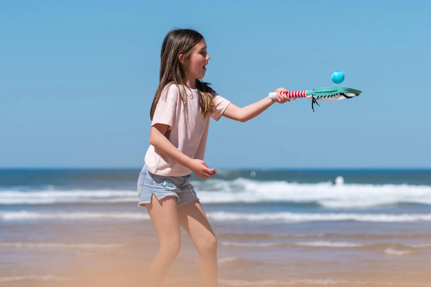 Aktywizujące|7 Lat+ | BS Toys Zestaw rakietek z miękką piłką do LACROSSE, outdoor