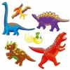 6 Lat+|7 Lat+ | Djeco Zestaw ruchome postacie DINOZAURY 5+