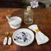 Metoda Blw|Naczynia Dla Dzieci | Elodie Details Zestaw silikonowy - talerzyk i sztućce - Garden Leo Toile
