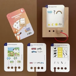 Idealne W Podróży|Edukacyjne | WiemTo Zestaw Startowy dla dzieci 5+. Pudełko i 1 Zestaw Kart