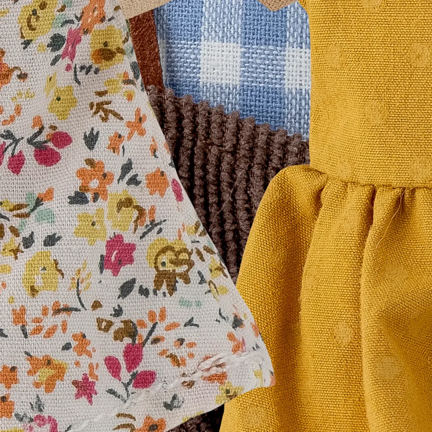 Przytulanki | Bloomingville Mini Zestaw trzech pulszowych zwierzątek - owieczka, myszka, żabka