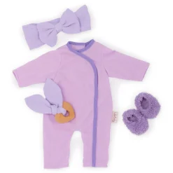 6 Lat+|3 Lata + | LullaBaby Zestaw ubranek dla lalki niemowlęcia, piżamka dziewczęca