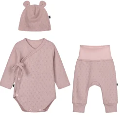 Body|Na Główkę | Pink no More Zestaw ubranek dla noworodka SUPER SOFT - dusty pink