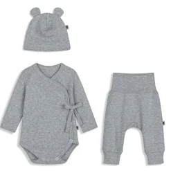 Body|Na Główkę | Pink no More Zestaw ubranek dla noworodka SUPER SOFT - grey