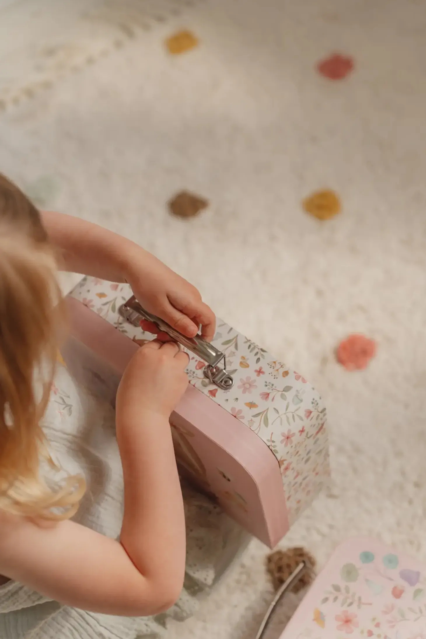 Zestaw 2 walizeczek Fairy Garden różowy FSC
