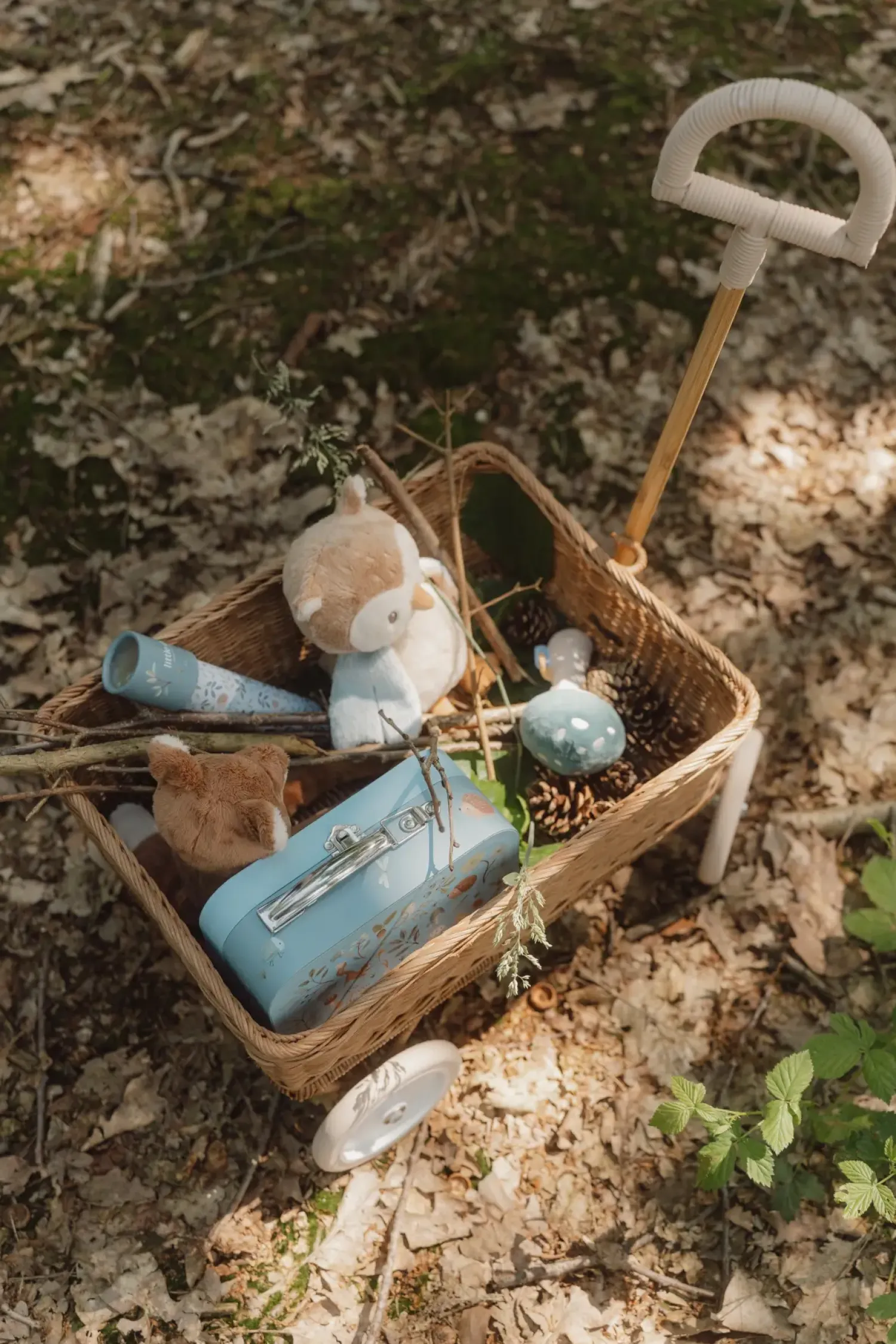 Plecaki I Torebki Dziecięce|Plecaki I Torebki Dziecięce | Little Dutch Zestaw 2 walizeczek Forest Friends FSC