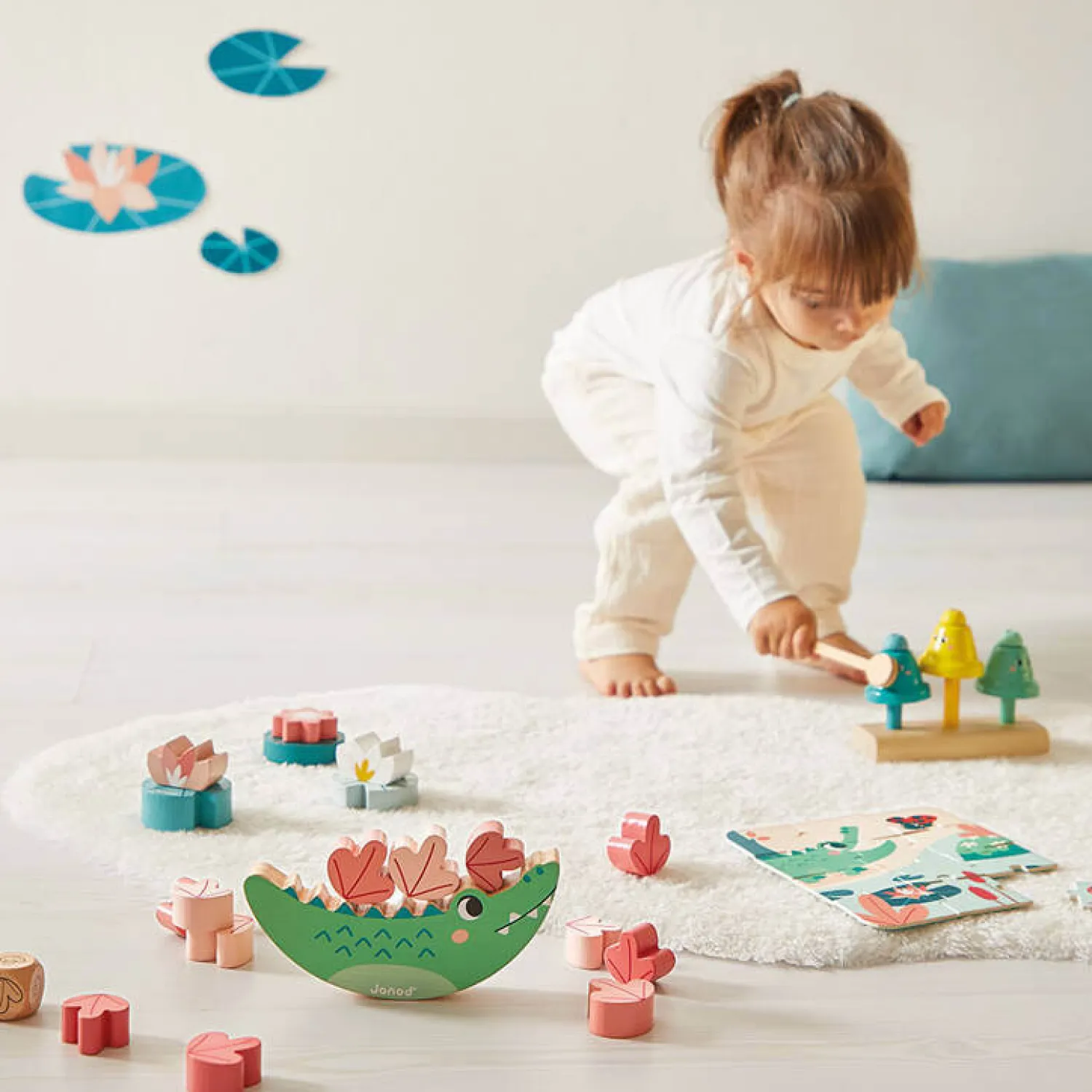 Aktywizujące|3 Lata + | Janod Zestaw zabawek edukacyjnych Box 24m+