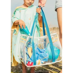 Do Piaskownicy|2 Lata + | QUUT Zestaw zabawek plażowych w torbie z siateczkowym dnem - Ocean