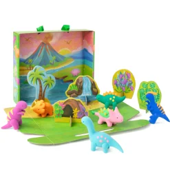 6 Lat+|7 Lat+ | Tiger Tribe Zestaw z masą plastyczną - Dinozaury