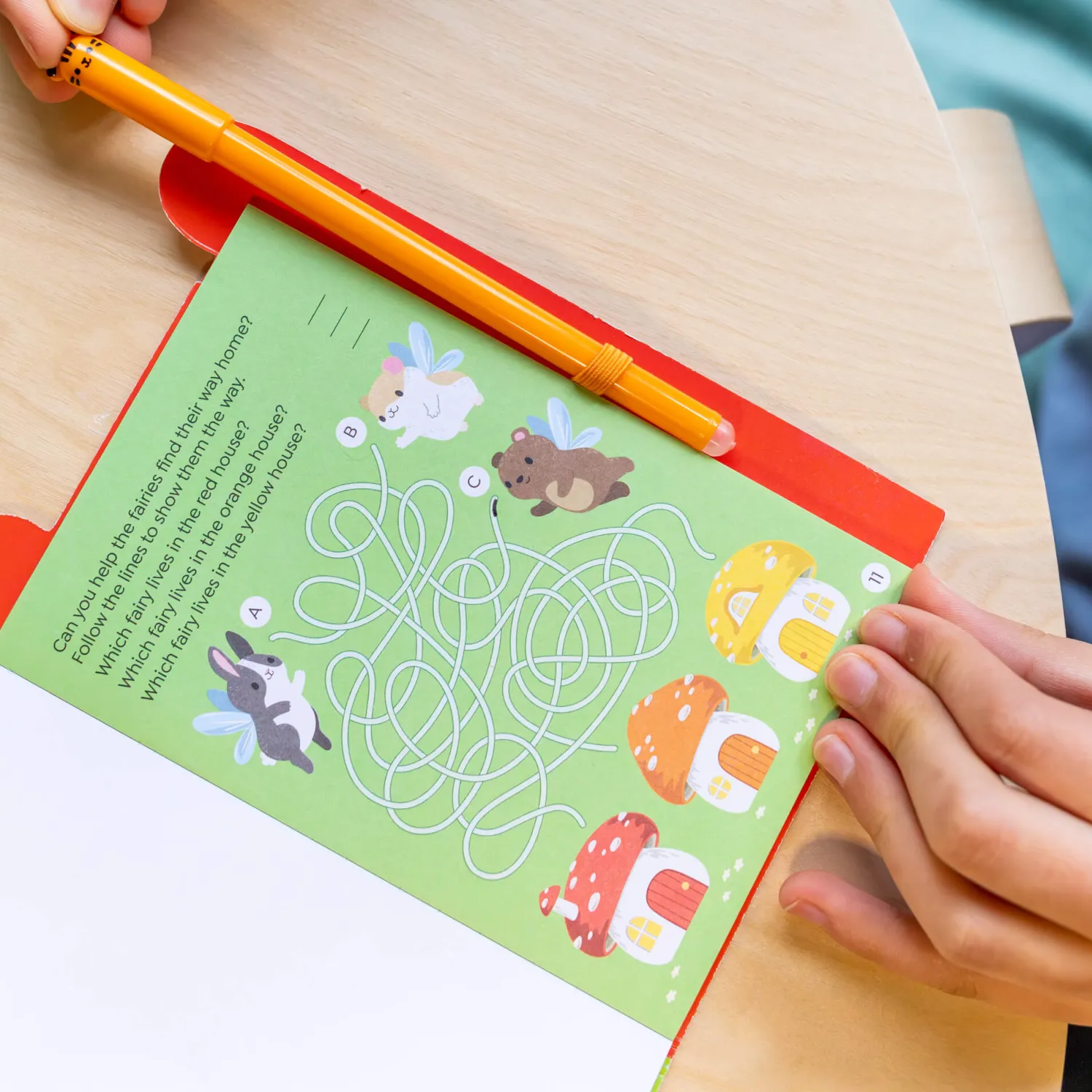 Idealne W Podróży|Edukacyjne | Tiger Tribe Zeszyt łamigłówek - Wróżki