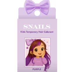 Naturalne Kosmetyki | Snails Zmywalna kreda do włosów - Purple