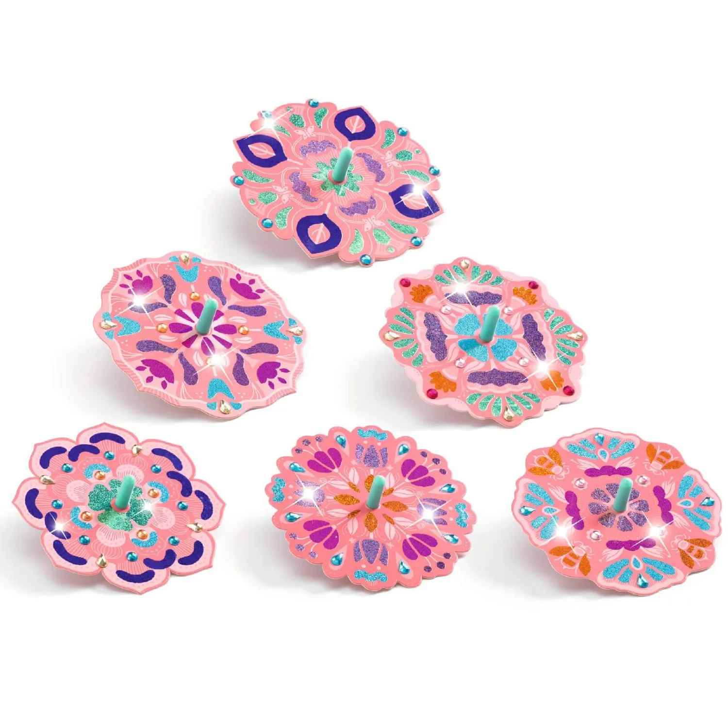 Diy|8 Lat+ | Djeco Zrób to sam - bączki FLOWER POWER