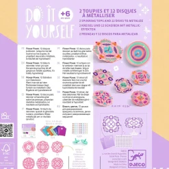 Diy|8 Lat+ | Djeco Zrób to sam - bączki FLOWER POWER