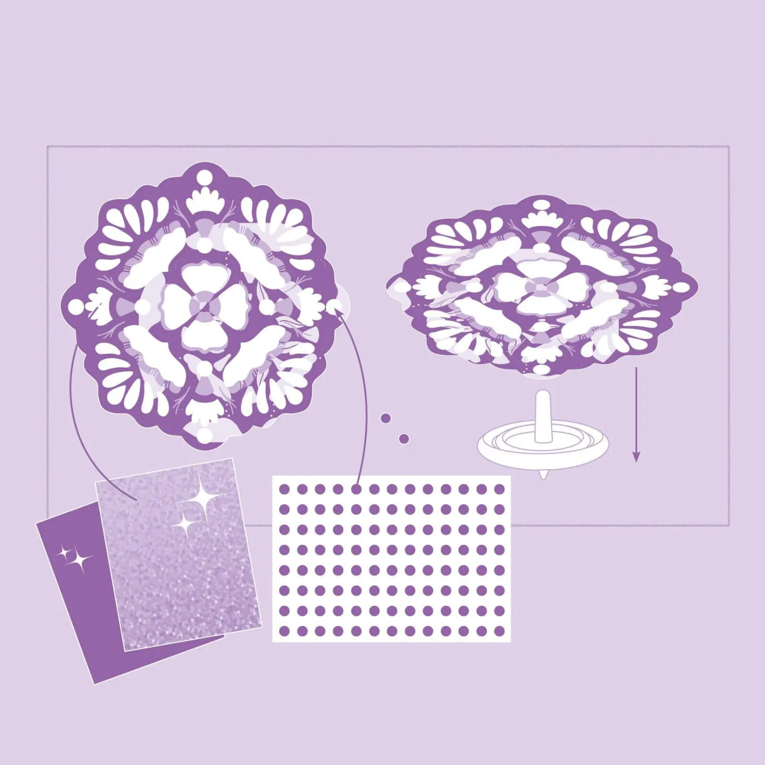 Diy|8 Lat+ | Djeco Zrób to sam - bączki FLOWER POWER