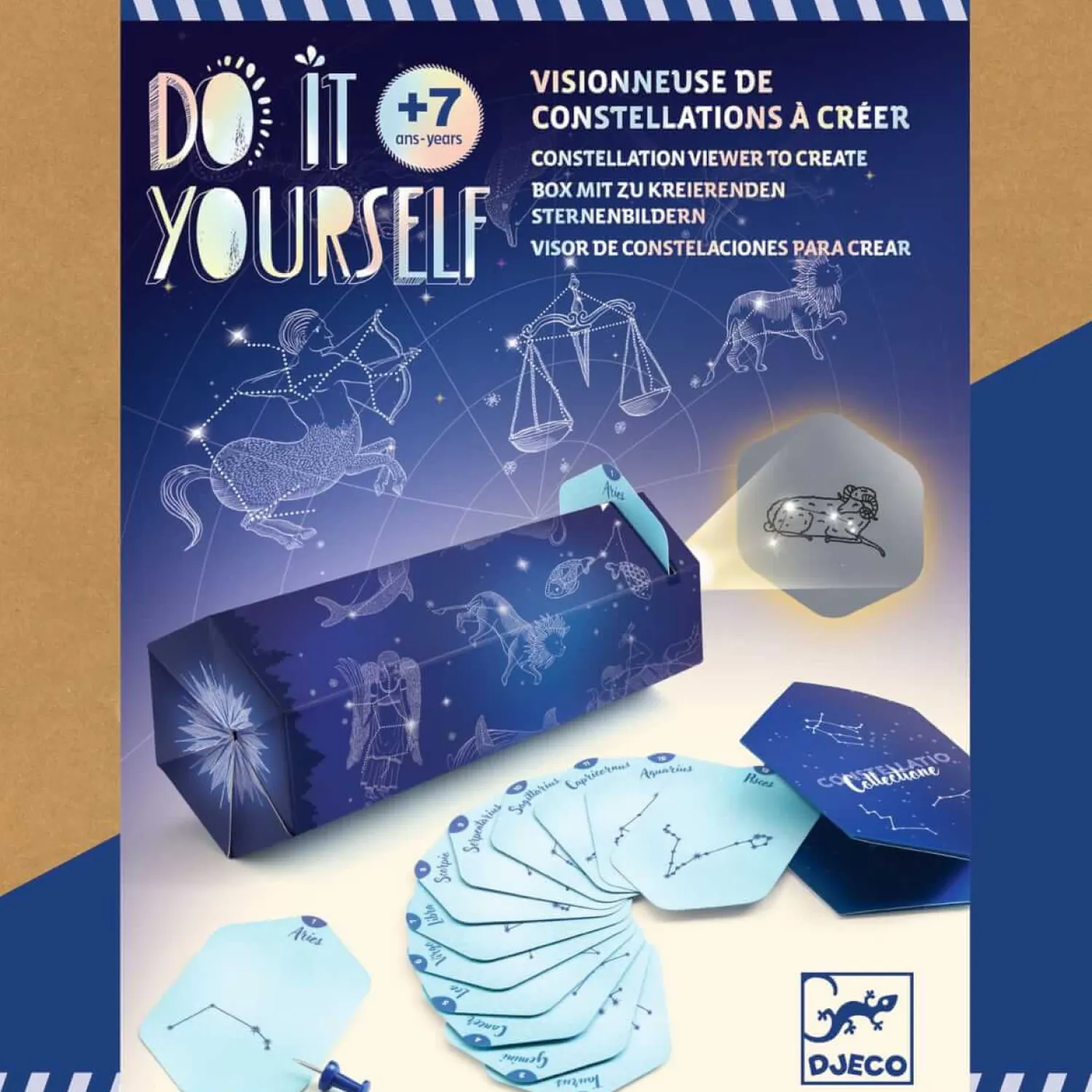 8 Lat+|Diy | Djeco Zrób to sam - KONSTELACJE GWIAZD