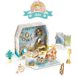 Akcesoria Dla Lalek|Diy | Djeco Zrób to sam MI HOUSE - mini domek ALBA