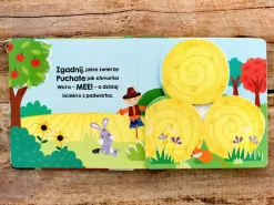 2-5 Lat|0-2 Lat | HarperCollins Zwierzęta na wsi. Akademia mądrego dziecka. Dotykam, zgaduję